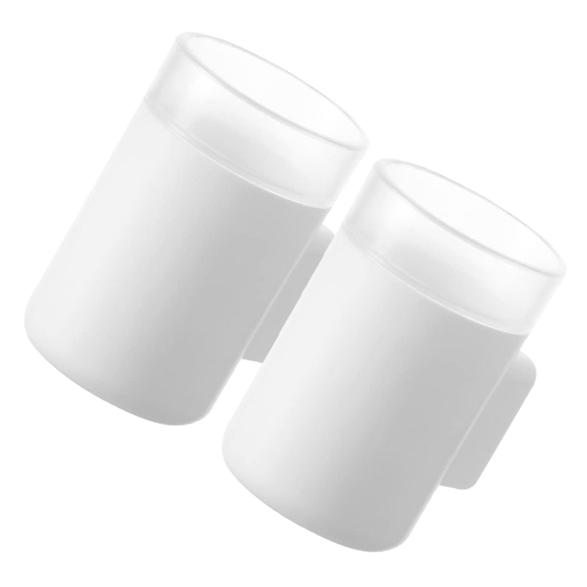 Wall Mounted Toothbrush Holder 2 Pack Plastic Q45267