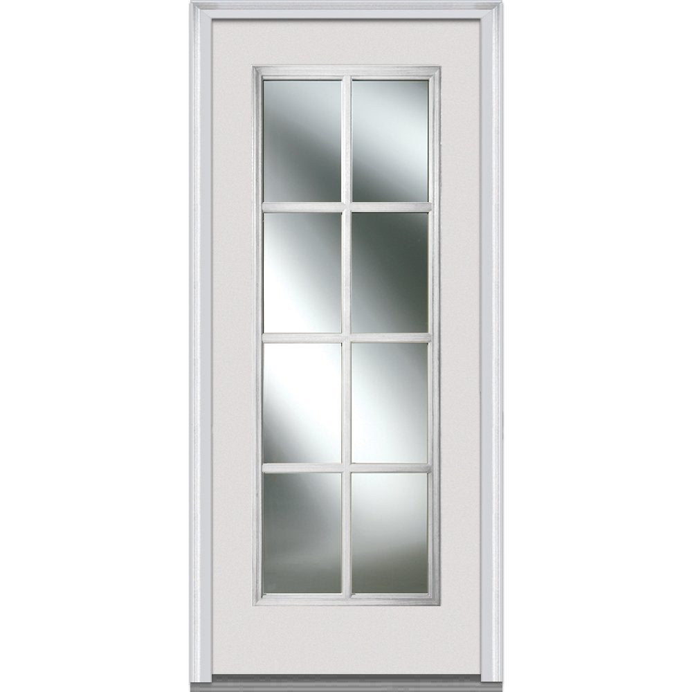 36" x 80" Steel Full Lite Entry Door X654