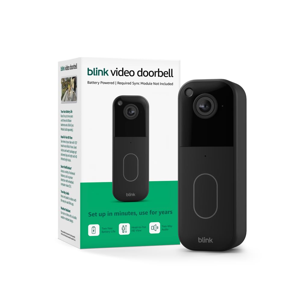Black Video Doorbell J761161