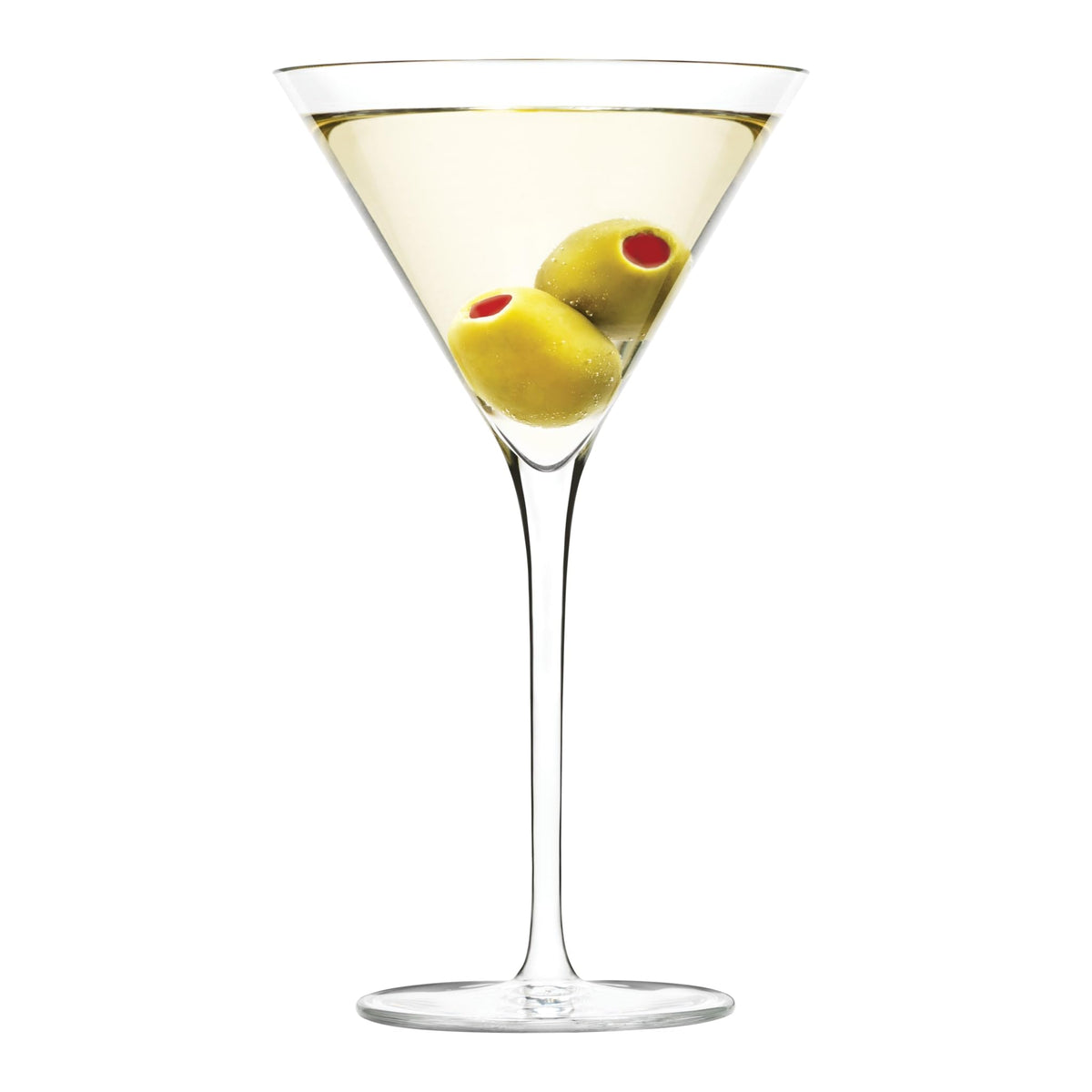 Clear 10 oz Stemmed Martini Glasses Set of 4 H710927