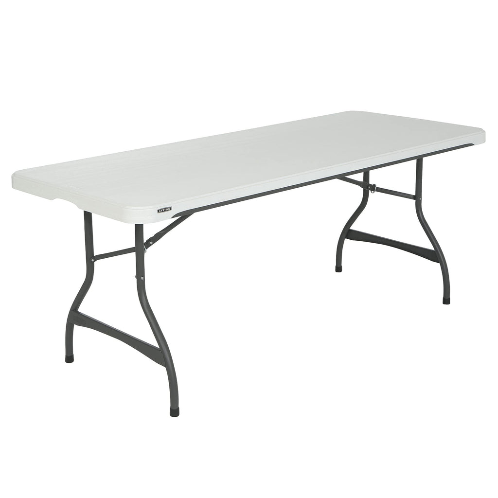 White Stackable Folding Table E1196