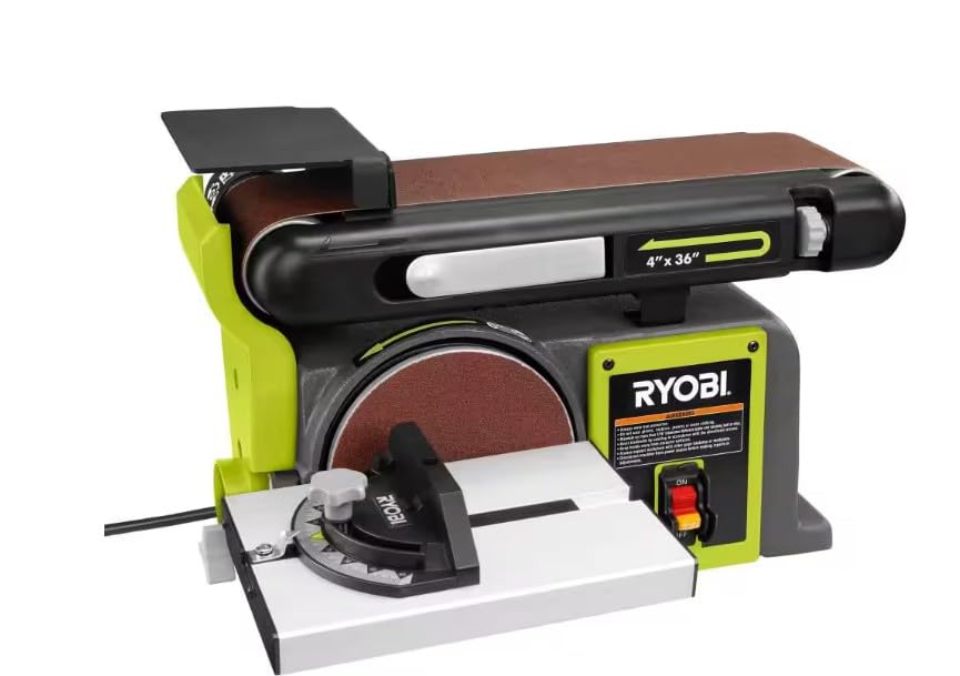 4 in. x 36 in. Belt & 6 in. Disc Corded Benchtop Sander T81873