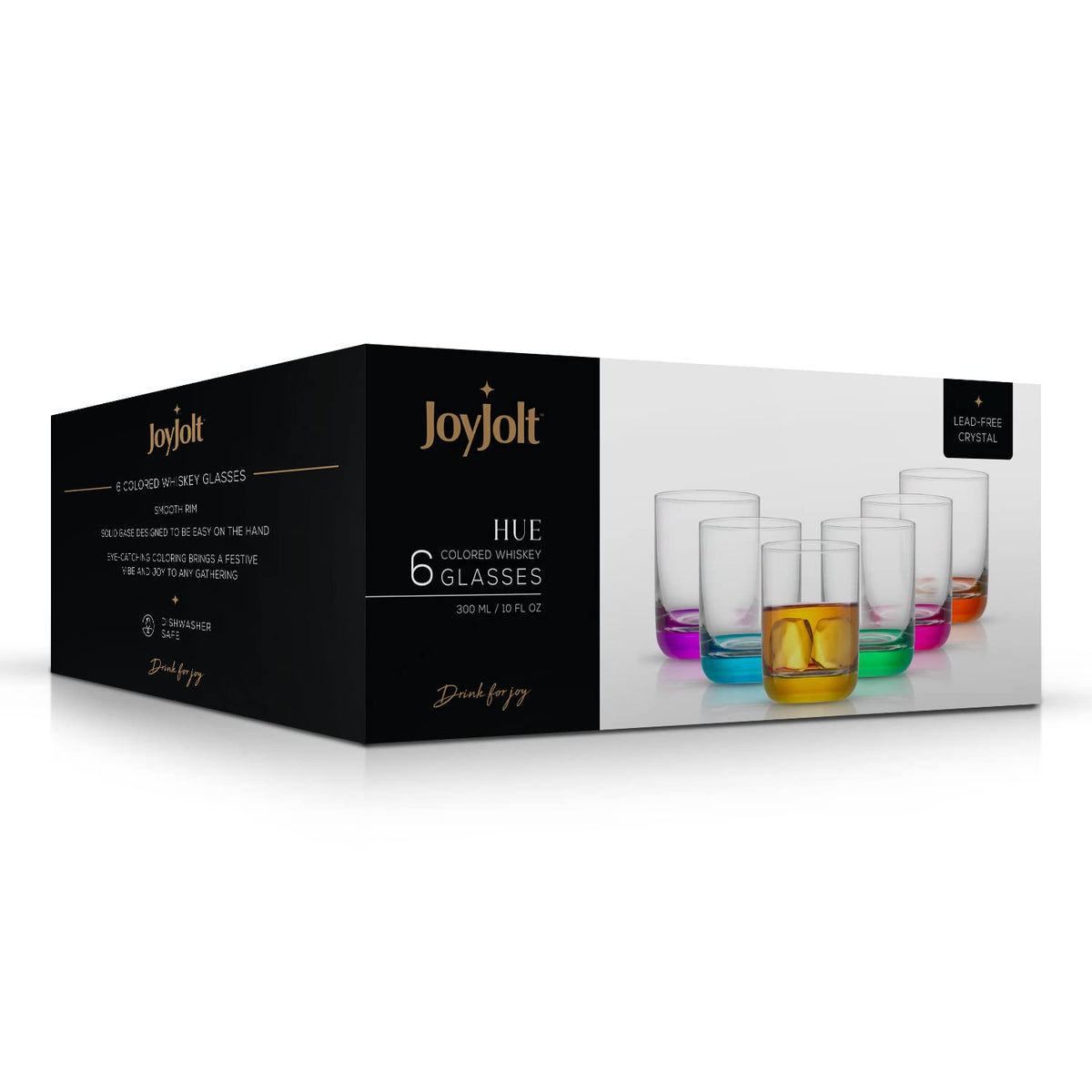 Colorful Whiskey Glasses Set of 6 R775