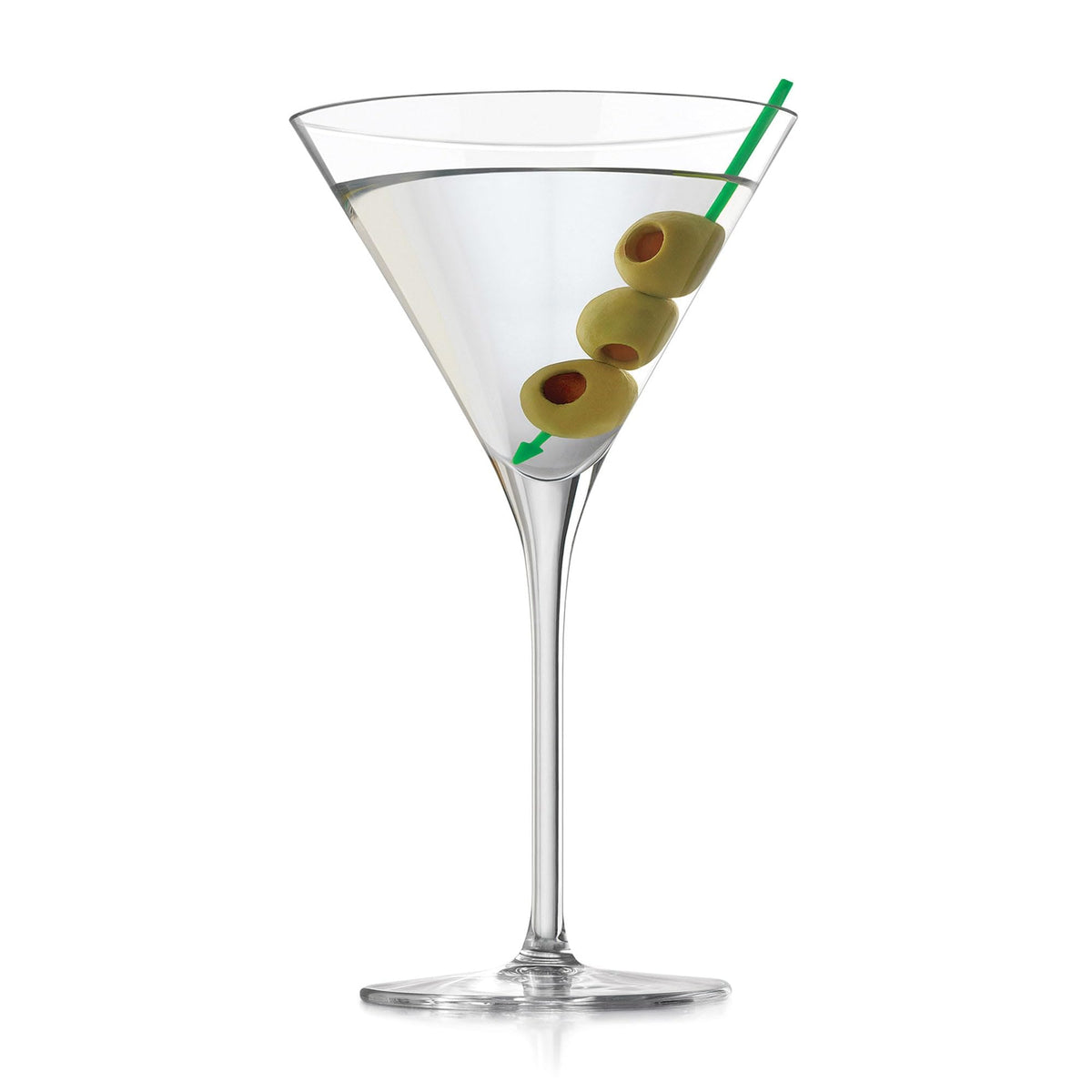 Clear 10 oz Stemmed Martini Glasses Set of 4 H710927