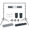 10Ft Adjustable Background Stand Backdrop Support System Kit with Carry Bag Y733