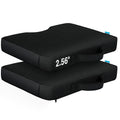 Portable Extra Thick Waterproof Stadium Seat Cushions with Handle, 2PCS H3413