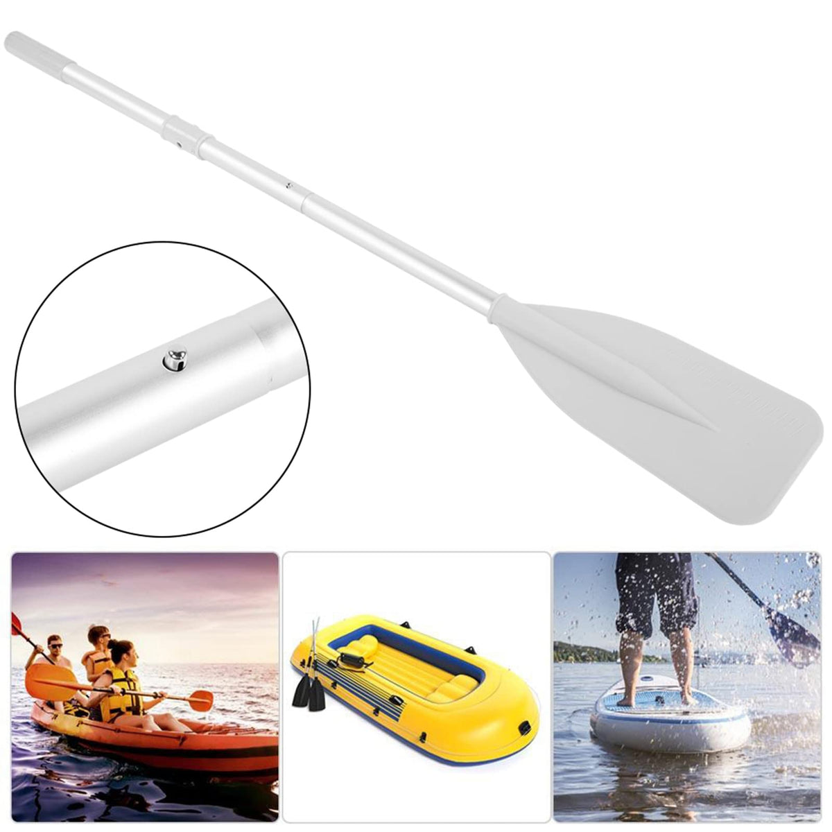 Telescopic Canoe Paddle 2pcs Aluminium Alloy X7211