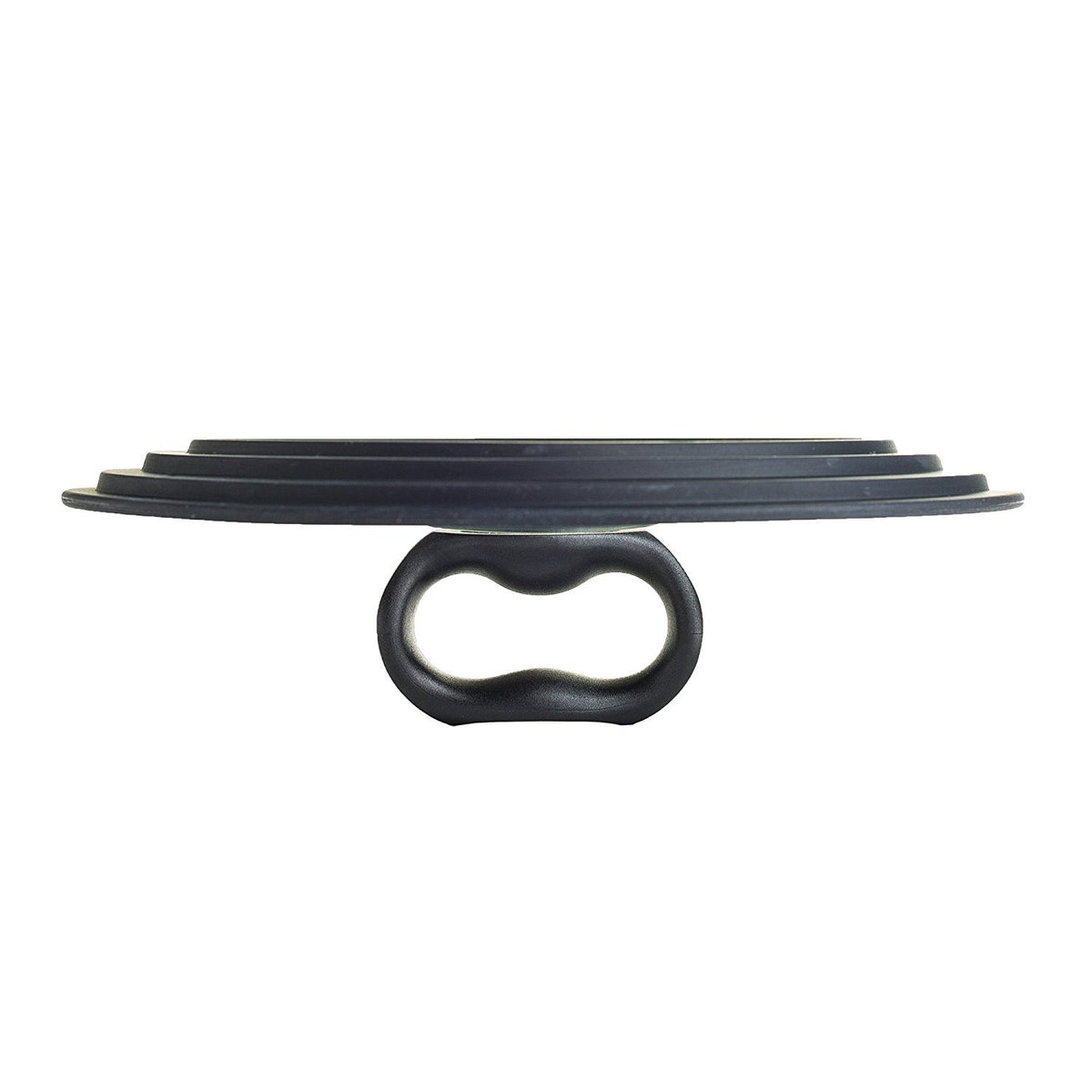 Universal Lid for Pots and Pans, Fits 6-Inch to 8-Inch Cookware, Tempered Glass Replacement Lid with Heat Resistant Silicone Edge, Dishwasher Safe, Made without BPA, Small, Black H919945