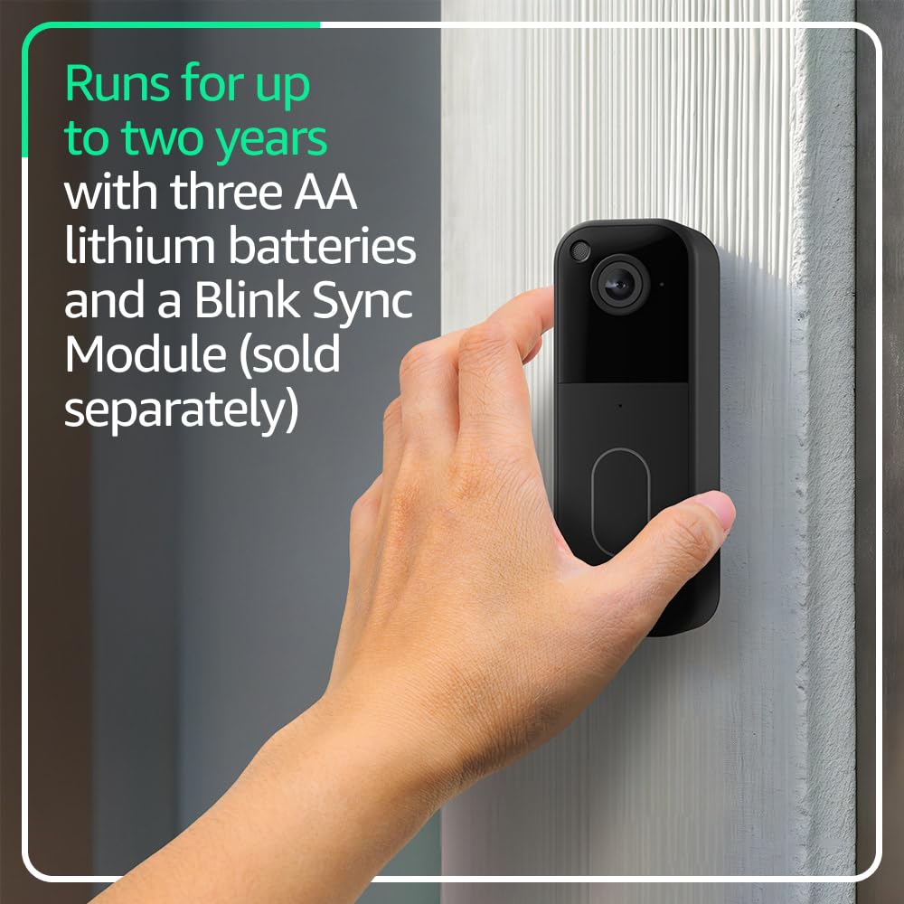 Black Video Doorbell J761161