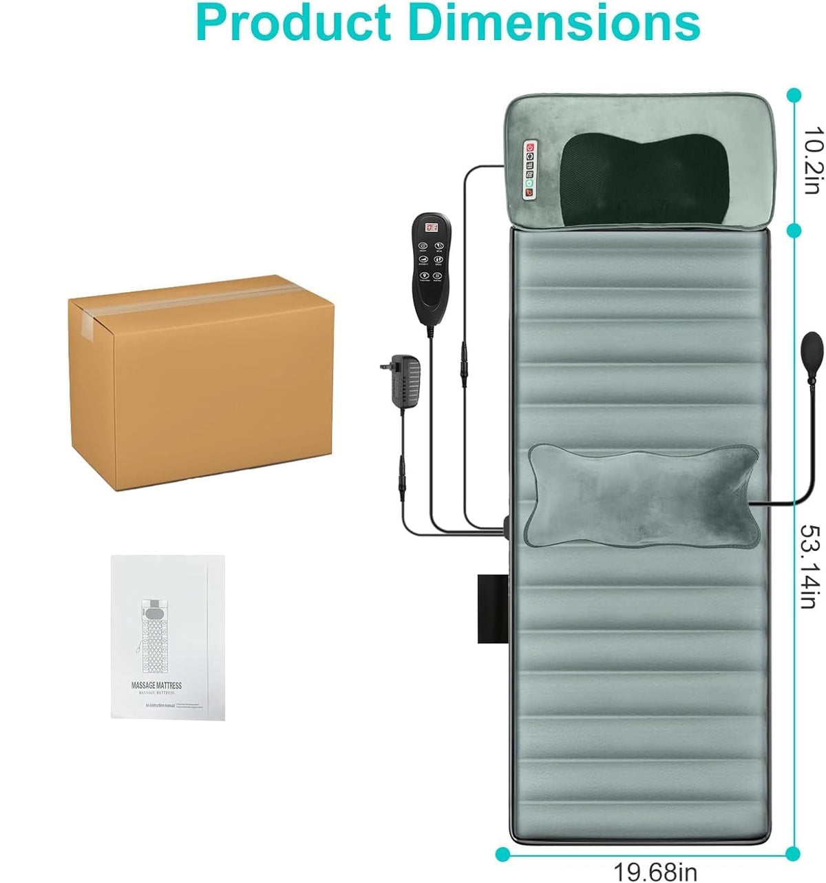 Full Body Massage Mat with Heat M7910
