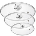 3 pcs Glass Lid Replacement Set (8 In + 10.25 In + 12 In) D995