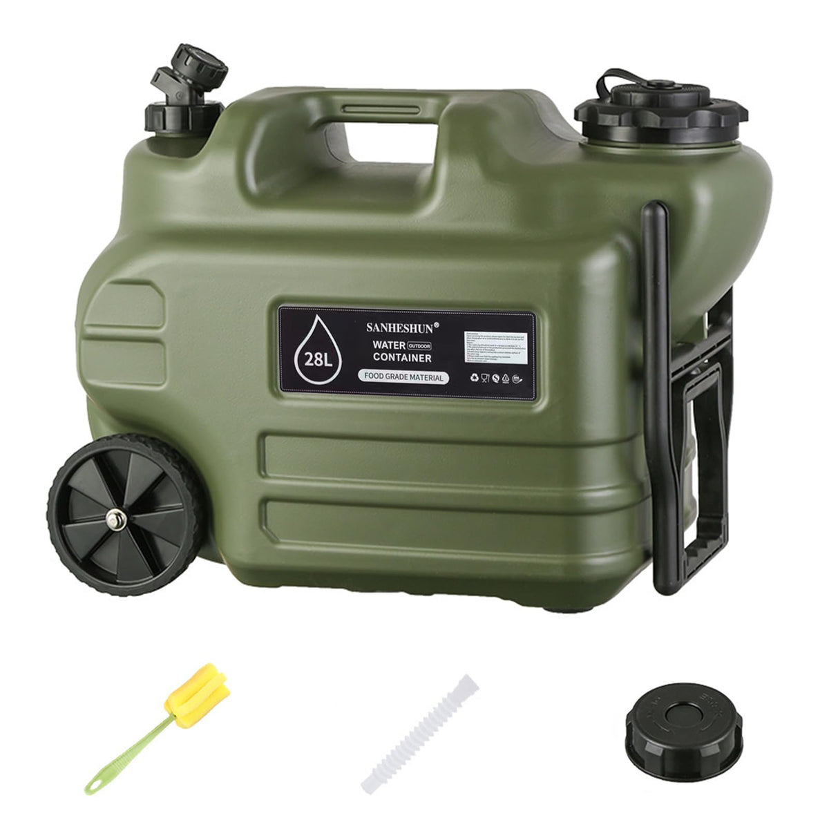 7.4 Gallon Water Jug with Wheels & Handle P5019