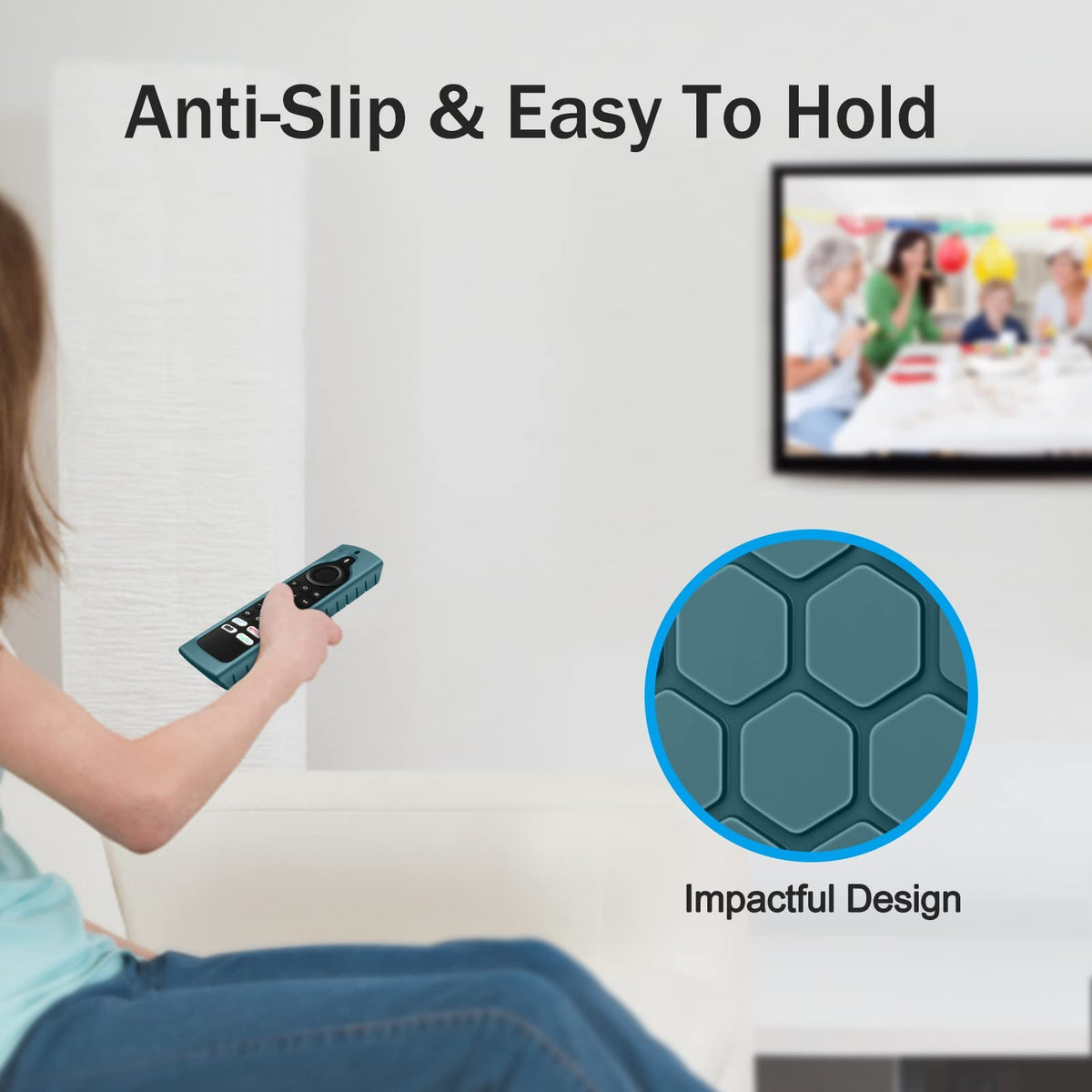 Silicone Case for Fire TV Alexa Voice Remote Enhanced C355674