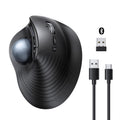 Wireless Trackball Mouse, Bluetooth & 2.4G, Thumb Control O575