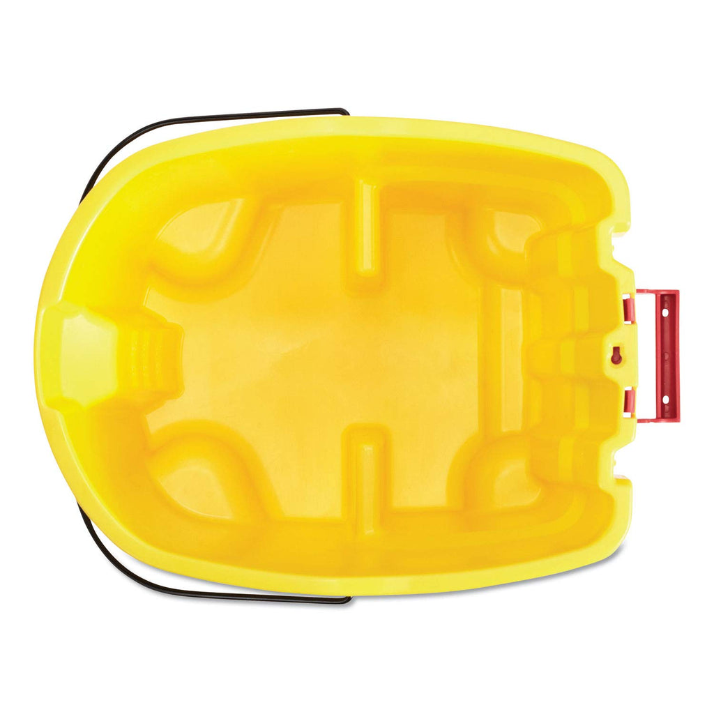 Yellow 35-Quart Mopping Bucket with Caster Kit G982