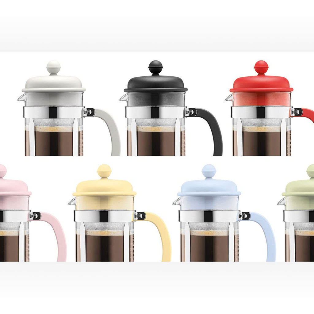 White 8 Cup Glass Coffee Maker W9127