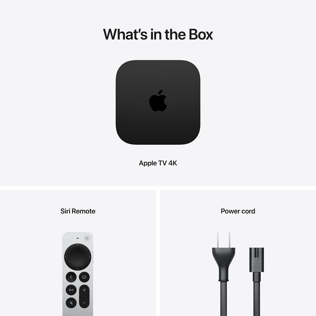 Apple TV 4K 128GB Black Wi-Fi Ethernet H17484