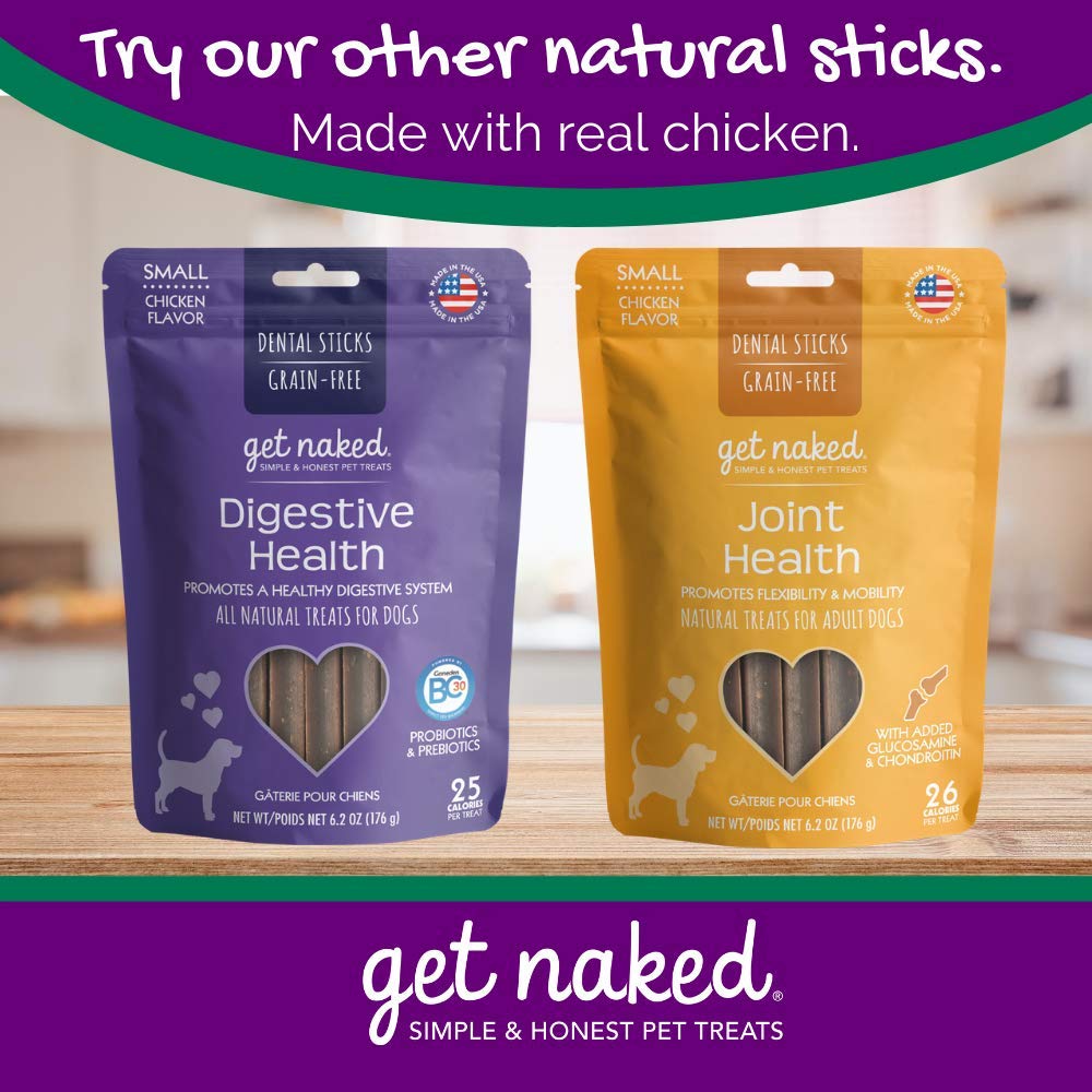 Grain-Free Dental Chew Sticks for Small Dogs, 6.2 oz S566