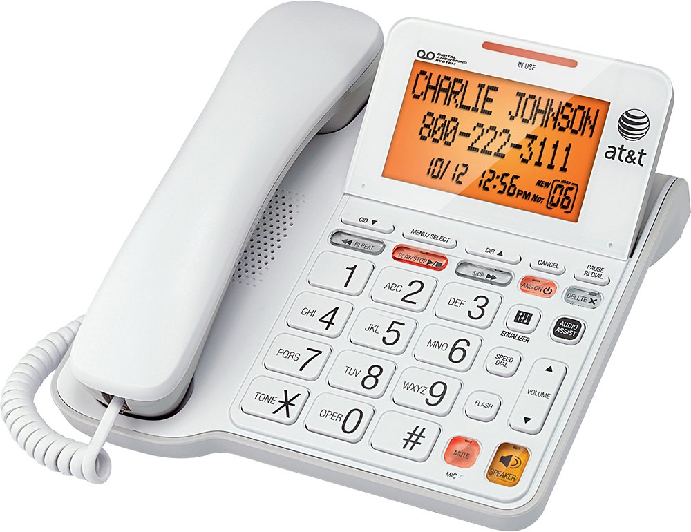 Big Button Phone with Caller ID and Answering System T483664