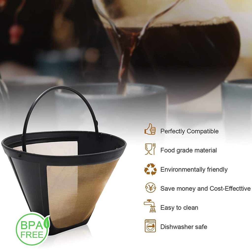 2 Pack Reusable Cone Coffee Filter P211978