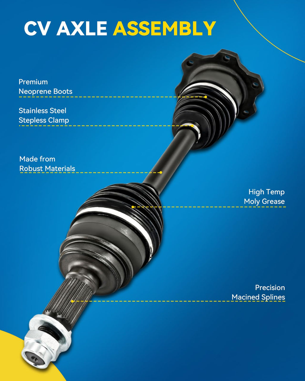 Front CV Axle Shaft L2896