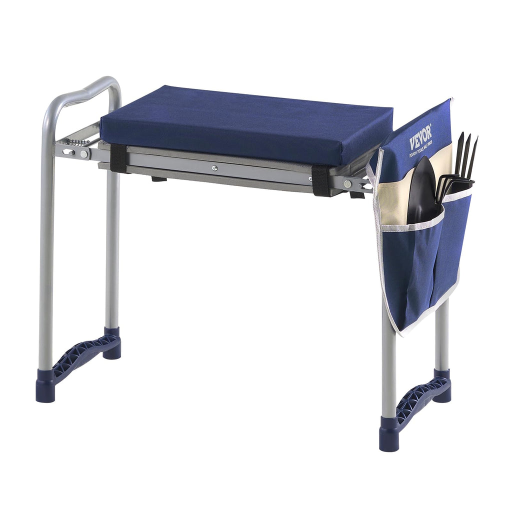 Folding Garden Kneeler and Seat with Tool Bags B58623