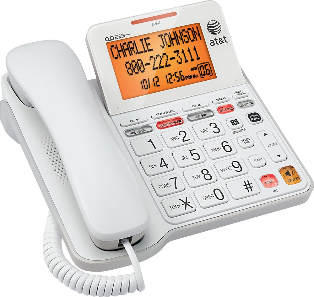 Big Button Phone with Caller ID and Answering System T483664