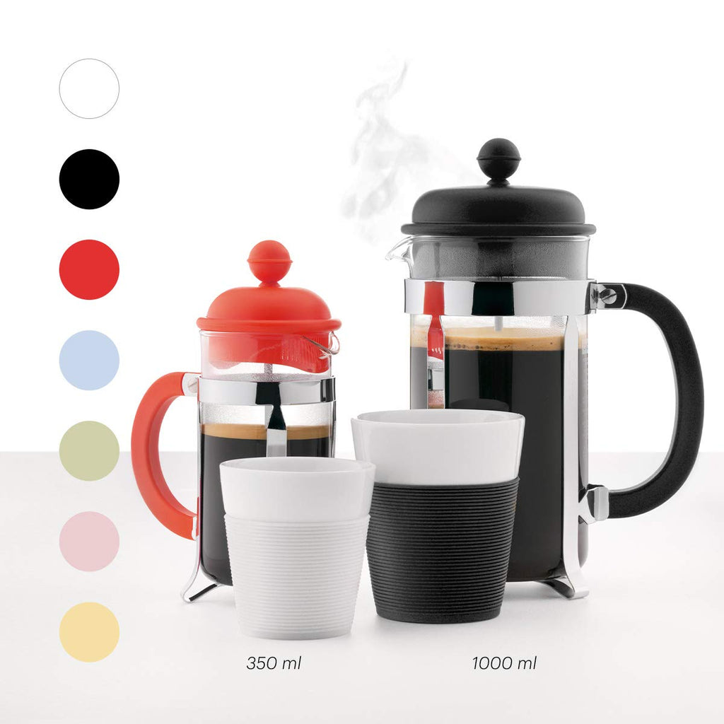White 8 Cup Glass Coffee Maker W9127