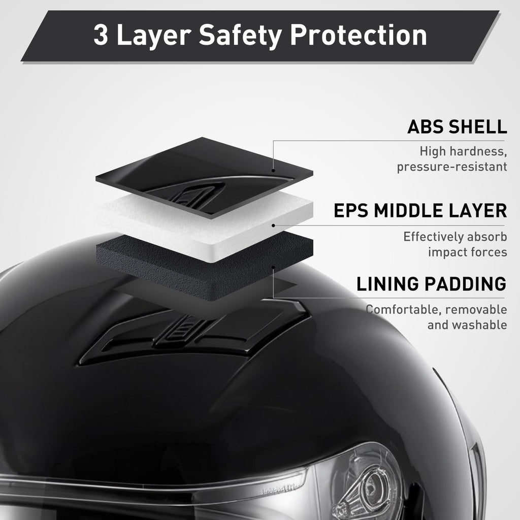 Full Face Motorcycle Helmets DOT Certified Q312430