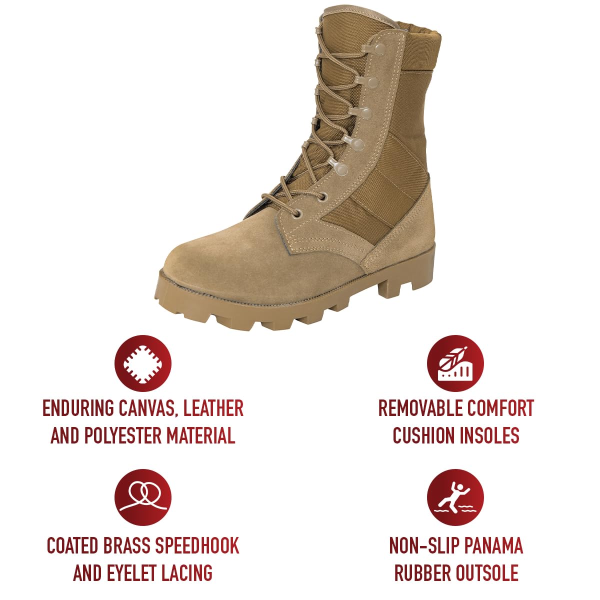 Leather Suede 8" High Boots F949267