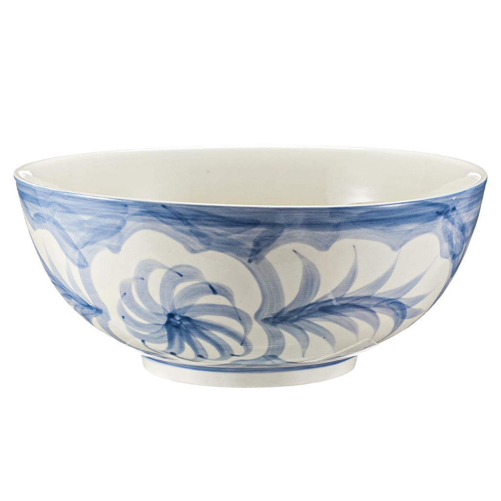 Blue and White Chinoiserie Pasta Bowl P3100