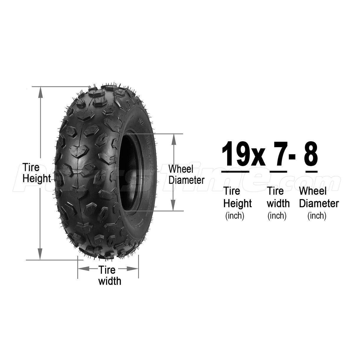 2pcs 19x7-8 ATV Tires G631104