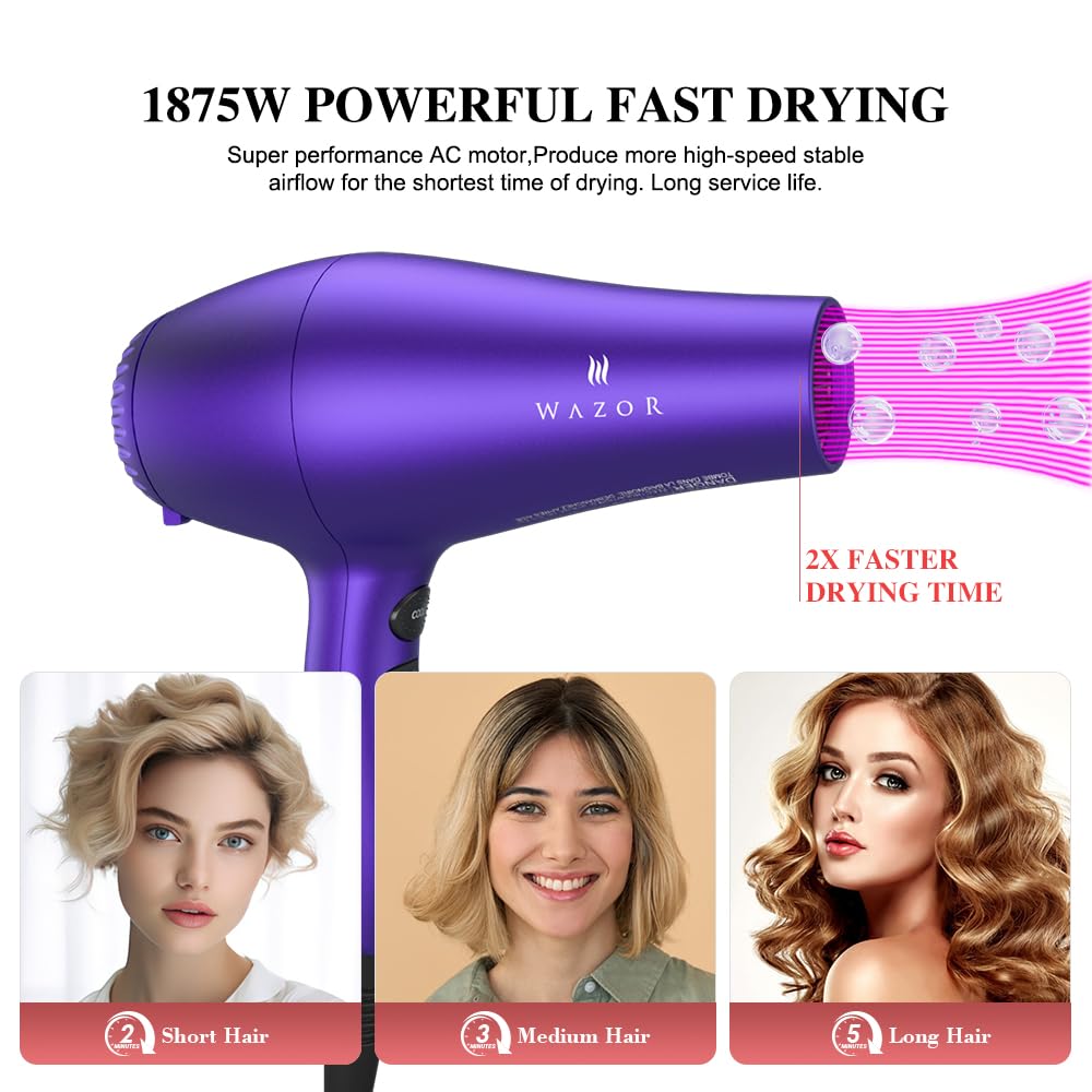 1875W Ionic Blow Dryer with Diffuser R3389