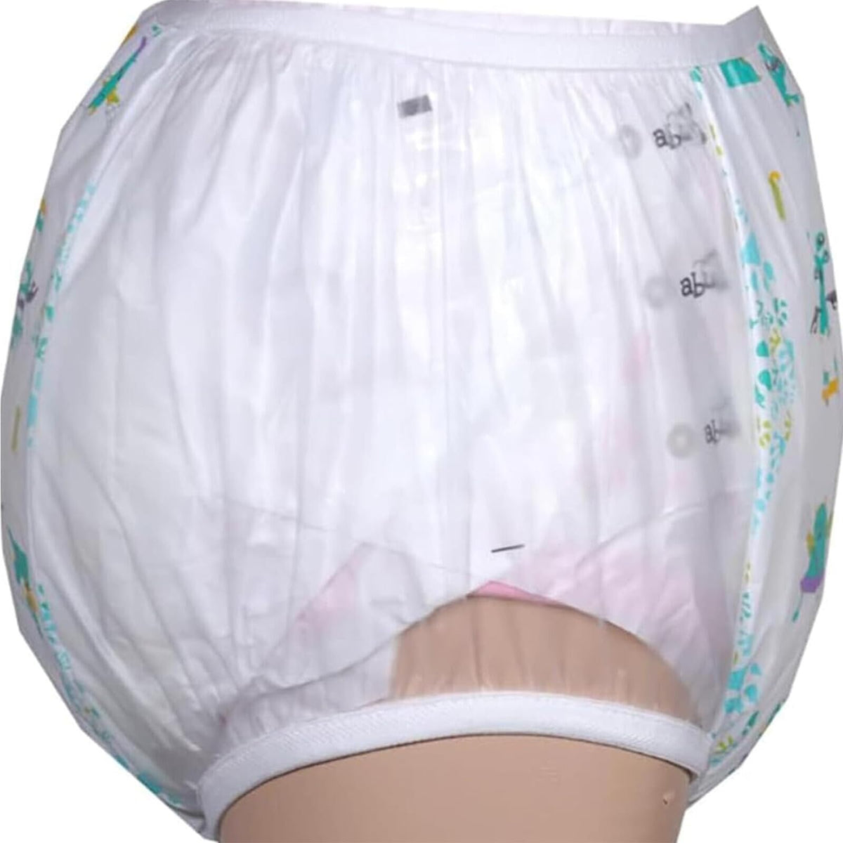 Adult Plastic Diaper Cover Waterproof Pull-On Incontinence Pants C229