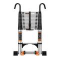19.5FT Aluminum Telescoping Ladder 330lbs E19925