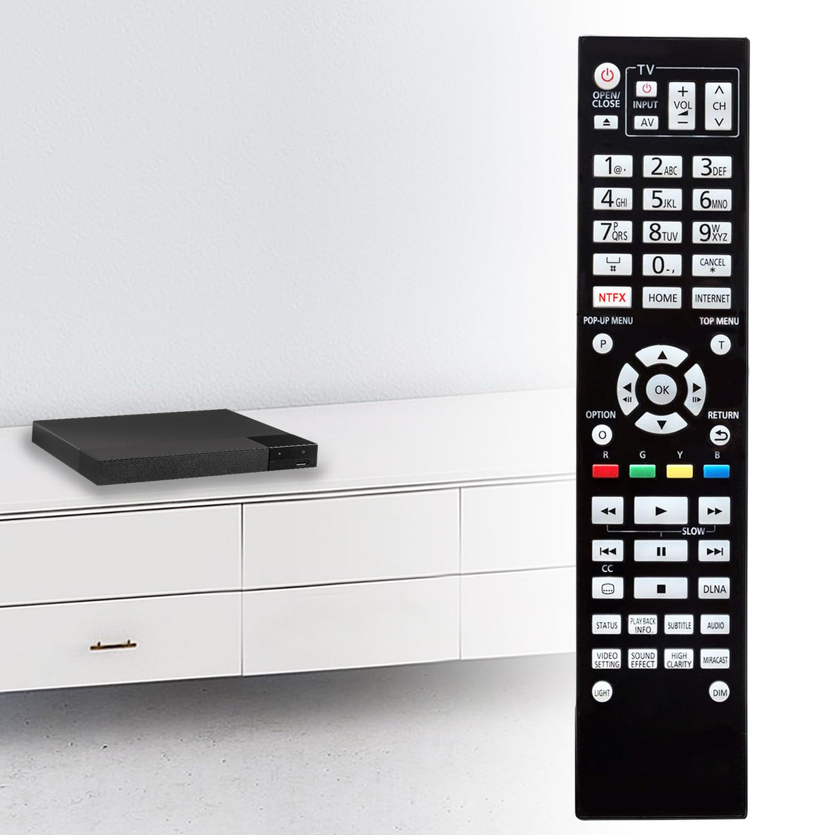 Backlight Remote Control W581