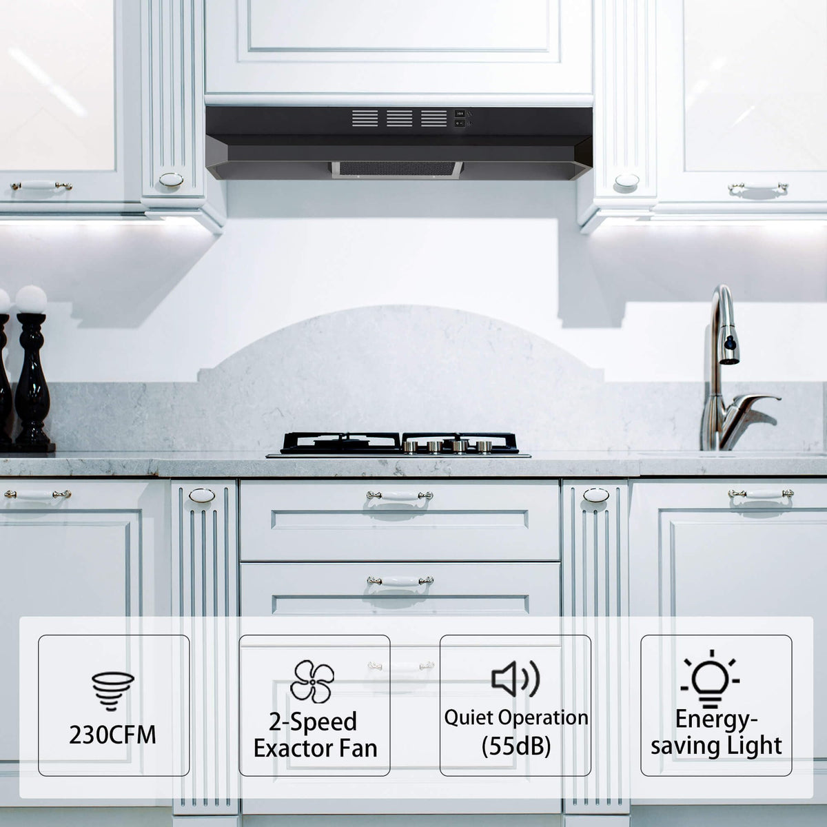 30 inch Stainless Steel Under Cabinet Range Hood A6811