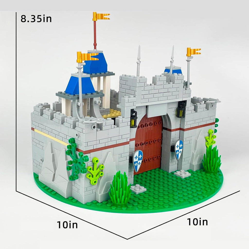 Medieval Knight Castle Building Blocks Set with 12 Knights Figures F991