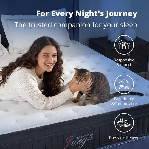 12 inch Full Size Cooling Hybrid Mattress V401