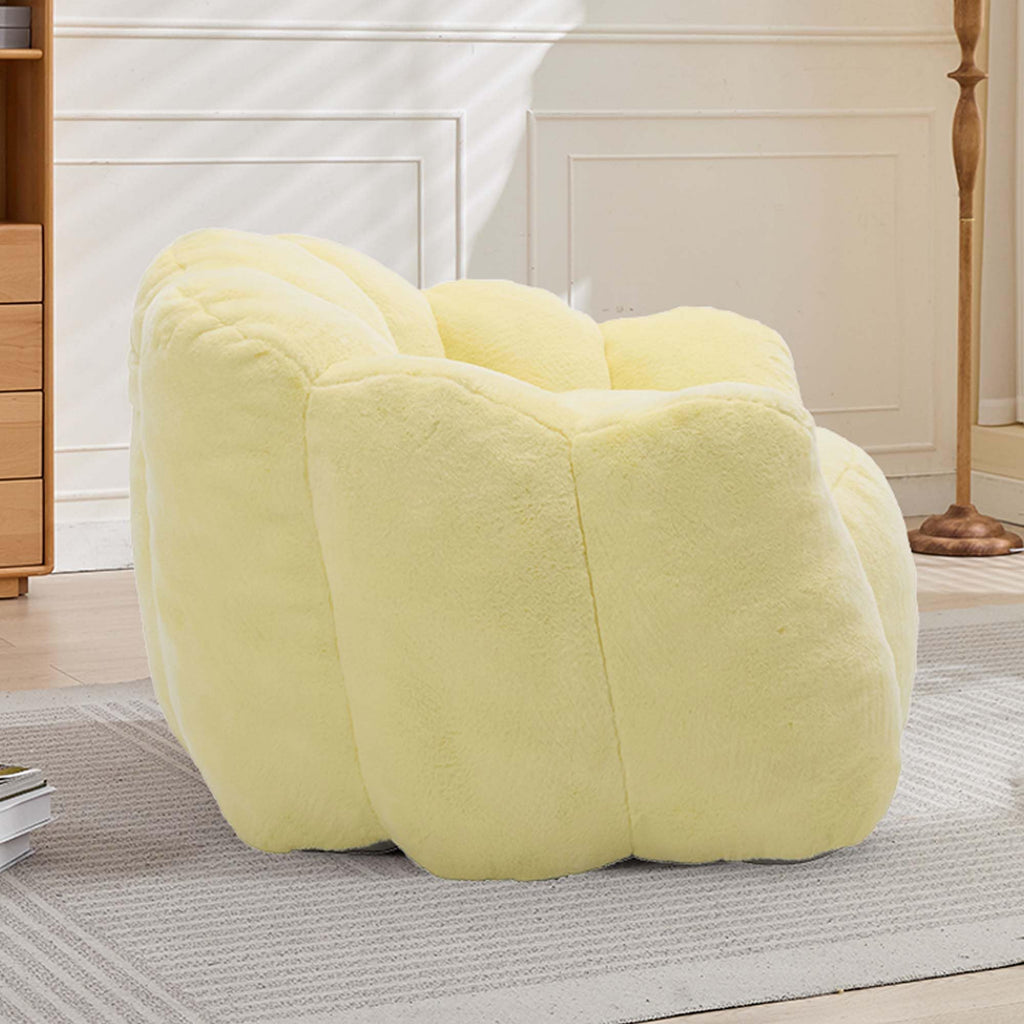 Oversized Memory Foam Bean Bag Chair with Backrest T79583