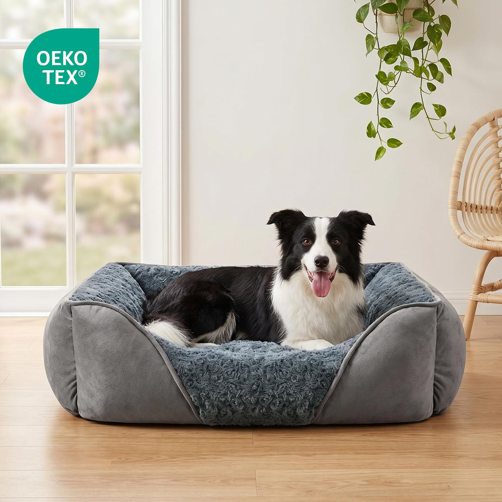 Washable Orthopedic Dog Bed with Anti-Slip Bottom U320
