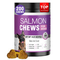 Omega 3 Skin and Coat Dog Supplement 200 Chews Fish Oil V4440