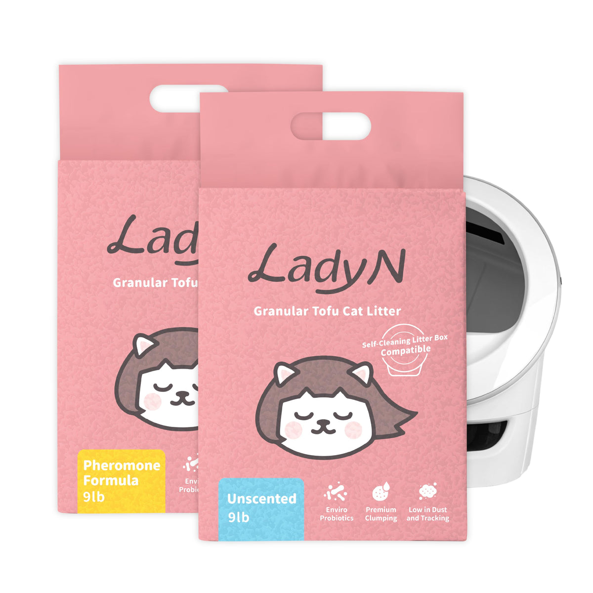 Cat Starter Set Unscented Mini-Pellet Litter X191