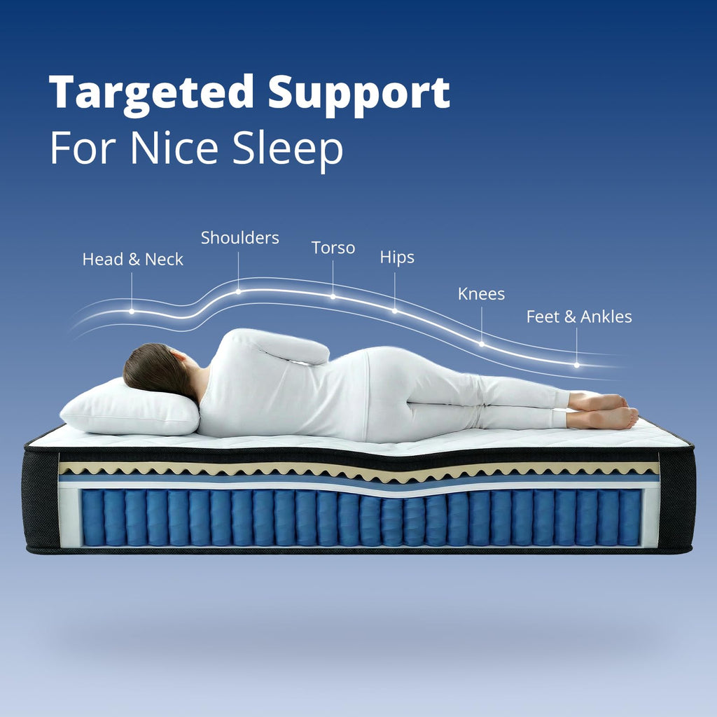 12 inch Full Size Cooling Hybrid Mattress V401