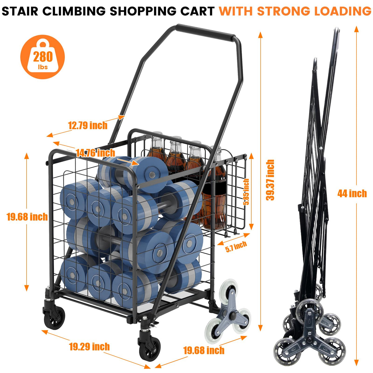 Stair Climbing Shopping Cart Z155