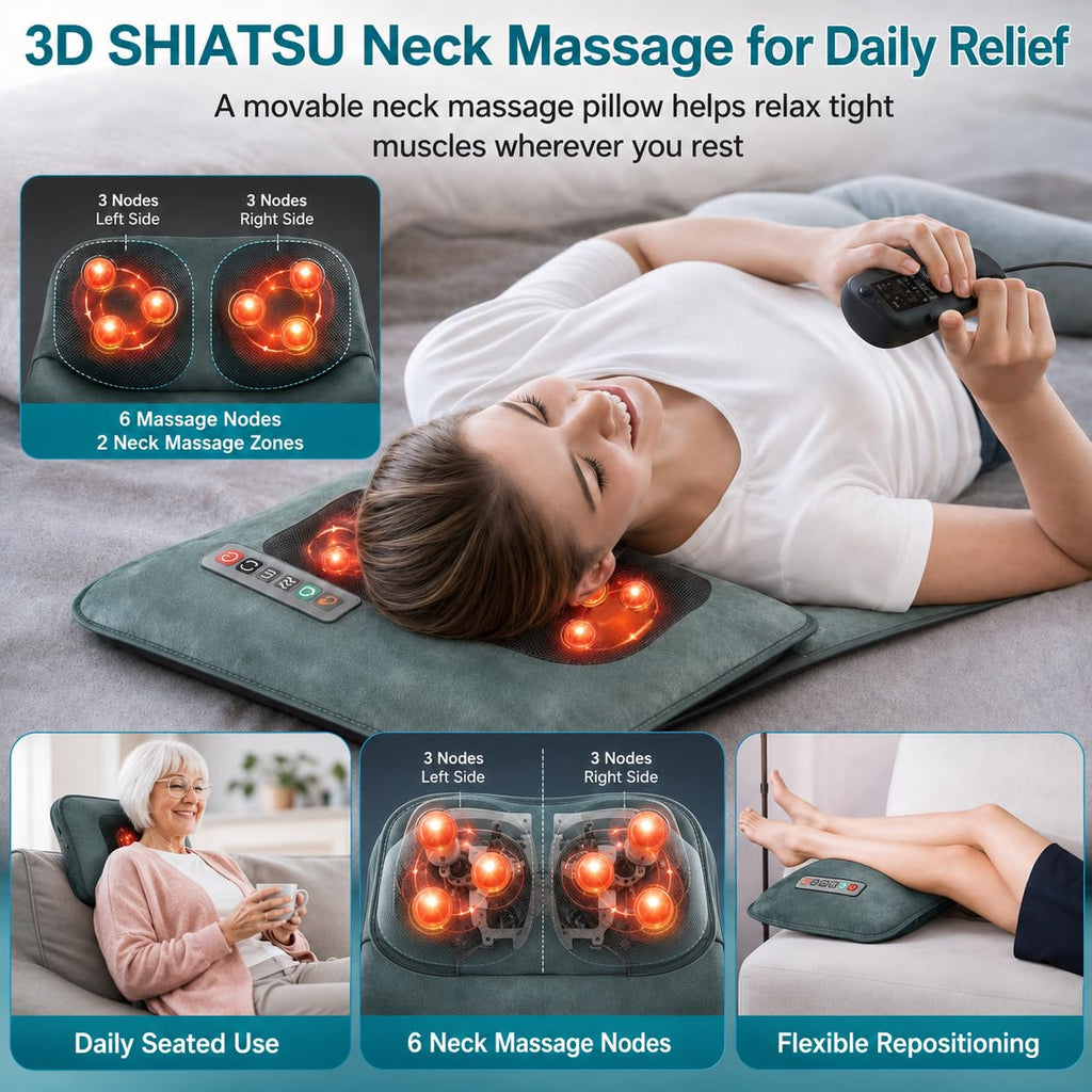 Full Body Massage Mat with Heat M7910