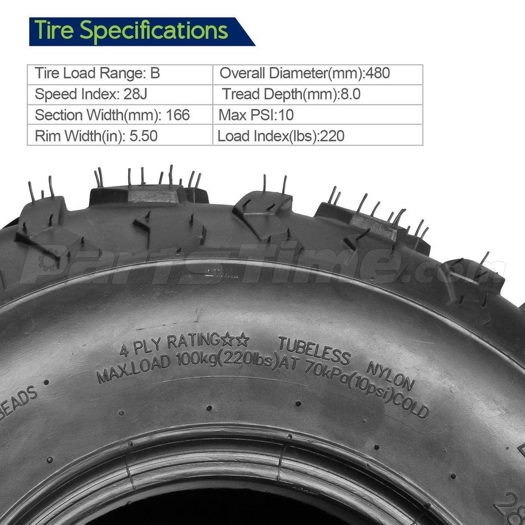 2pcs 19x7-8 ATV Tires G631104