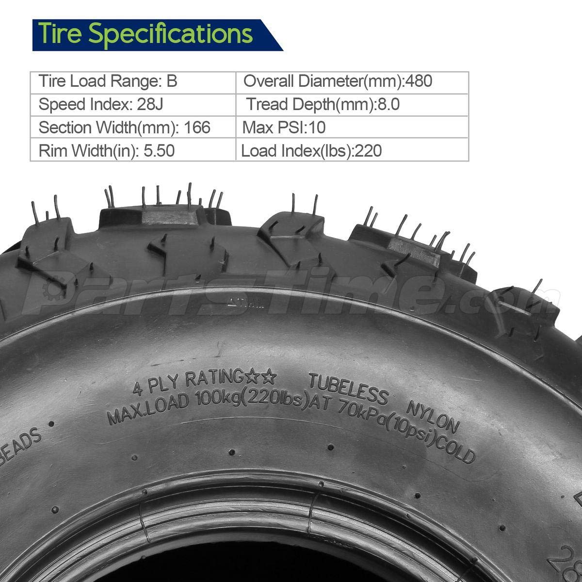 2pcs 19x7-8 ATV Tires G631104