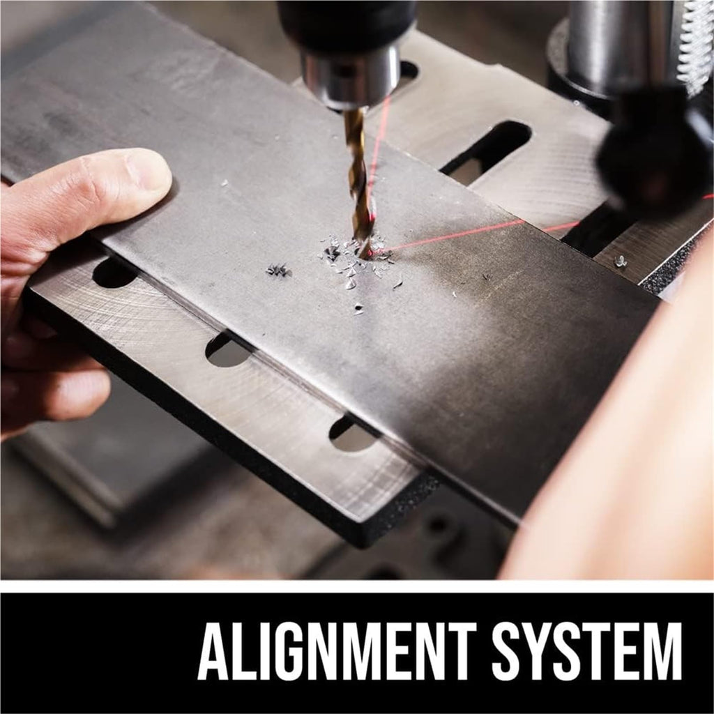 6.2 Amp 10 In. 5-Speed Benchtop Drill Press with Work Light Y856