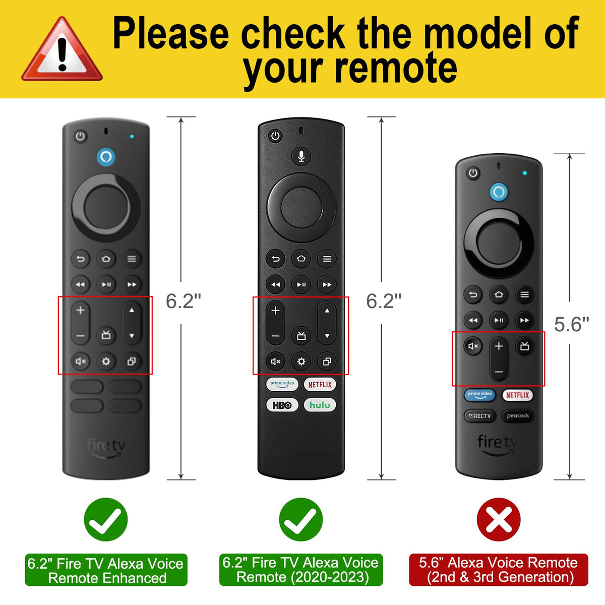 Silicone Case for Fire TV Alexa Voice Remote Enhanced C355674